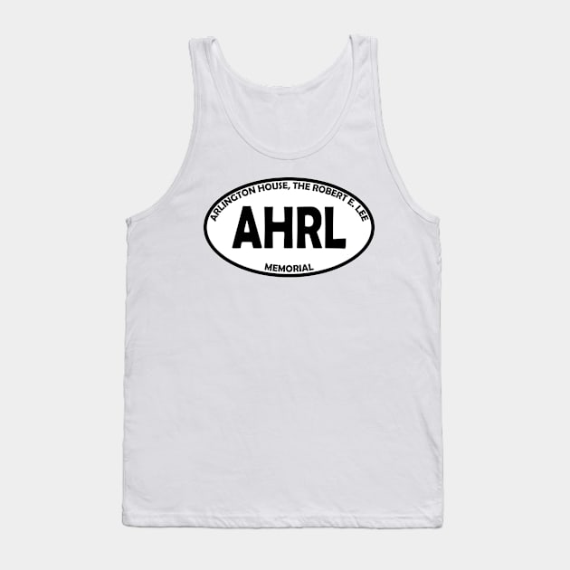 Arlington House, The Robert E. Lee Memorial oval Tank Top by nylebuss